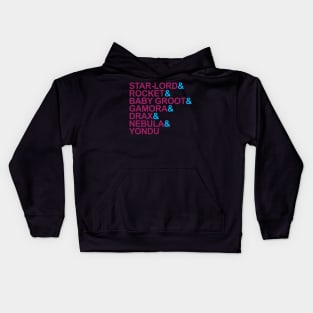 Character List Kids Hoodie